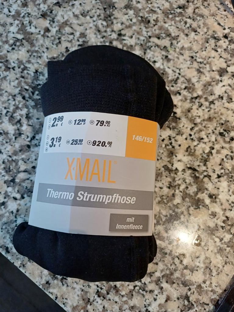 Thermo legging zwart maat 146/152, Ophalen of Verzenden, Nieuw, Jongen of Meisje, Broek