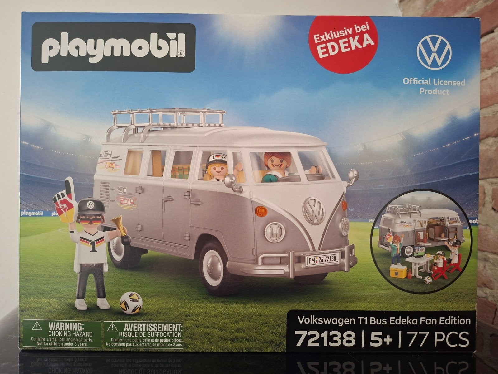 Playmobil Volkswagen T1 Bus Edeka Fan Edition 72138, Ophalen of Verzenden, Nieuw