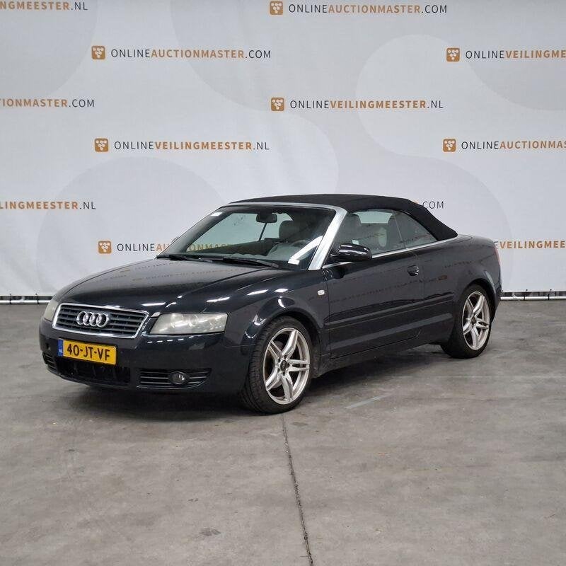 Personenauto Audi, A4 Cabriolet, 3.0 V6 Exclusive, 2002, Auto's, 1595 kg, Cabriolet, 4 stoelen, Zwart