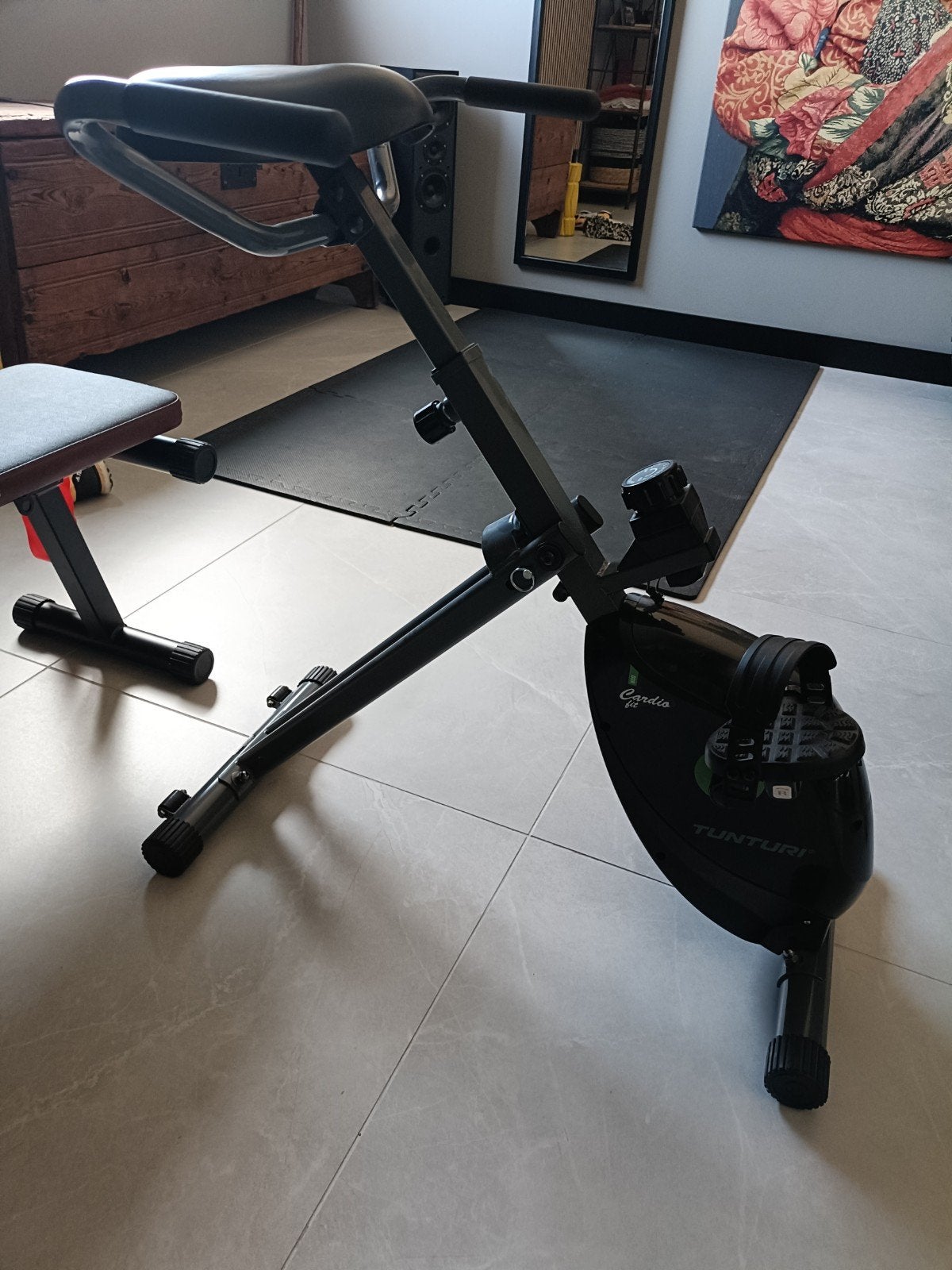 Tunturi Cardio Fit B20 Hometrainer - Zo goed als nieuw, Ophalen, Zo goed als nieuw, Metaal, Benen