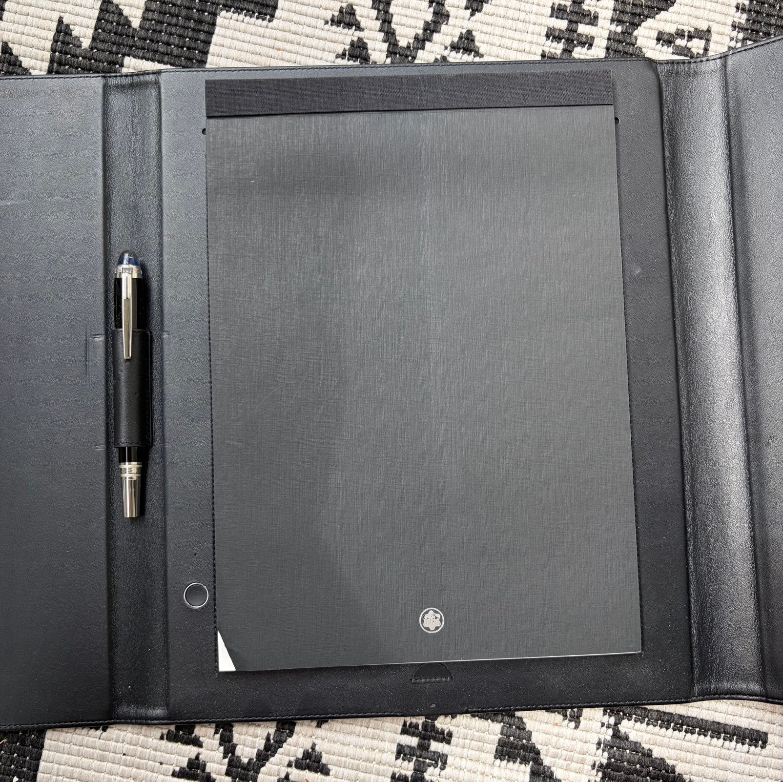 URGENT Montblanc Leather Writing Portfolio / Tablet Holder, Ophalen, Zo goed als nieuw