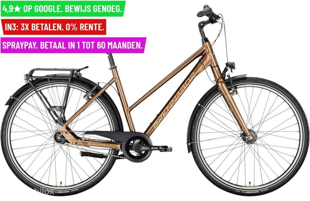 +BRENNABOR Trekkingfiets T-47 28"/55cm-L/7- Garantie/Leverin, Overige merken, 9713 Bv Groningen, Nieuw, 56 cm of meer