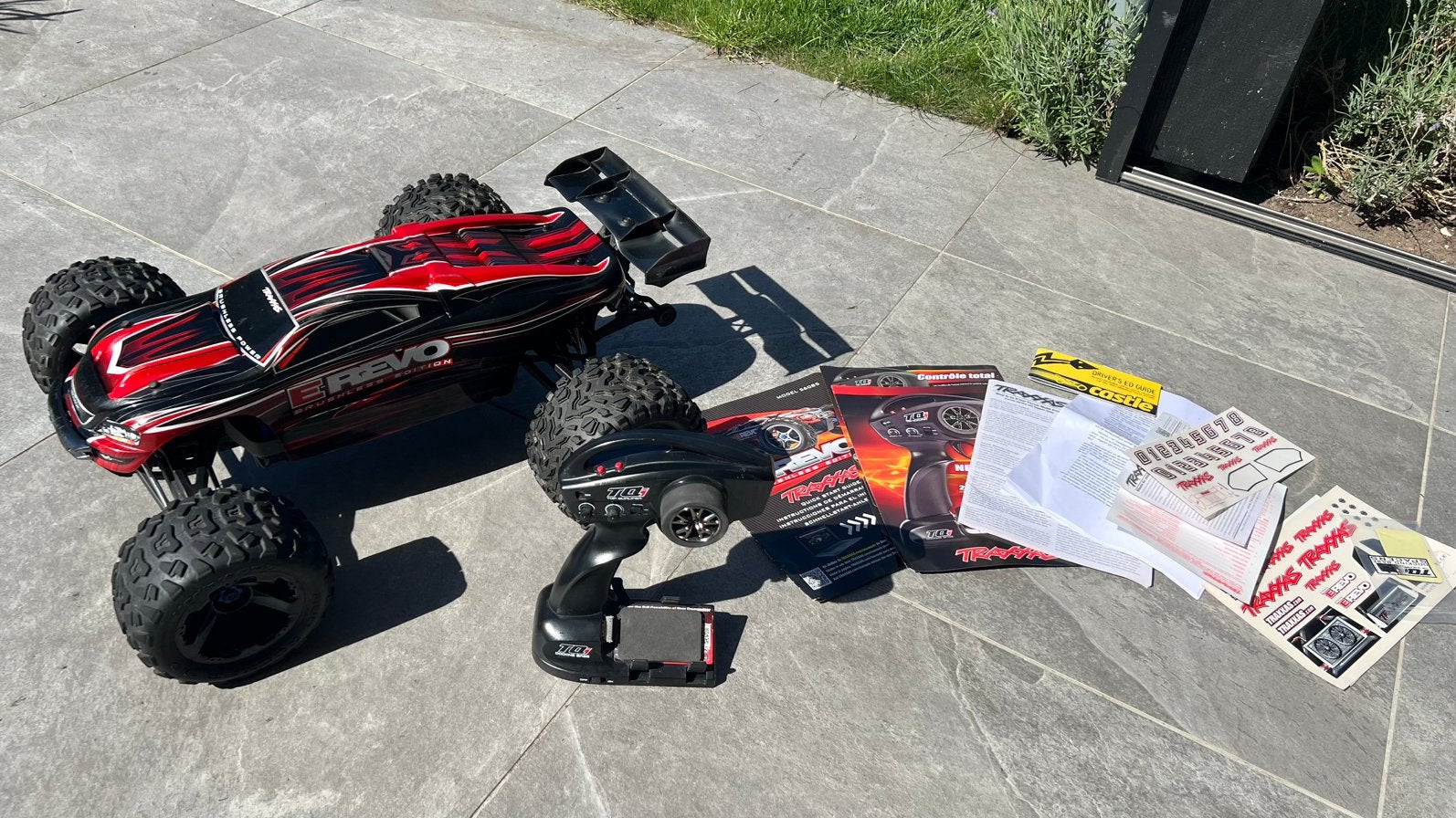 Traxxas E- REVO Brushless Edition, Hobby en Vrije tijd, Ophalen of Verzenden, Gebruikt, Auto offroad