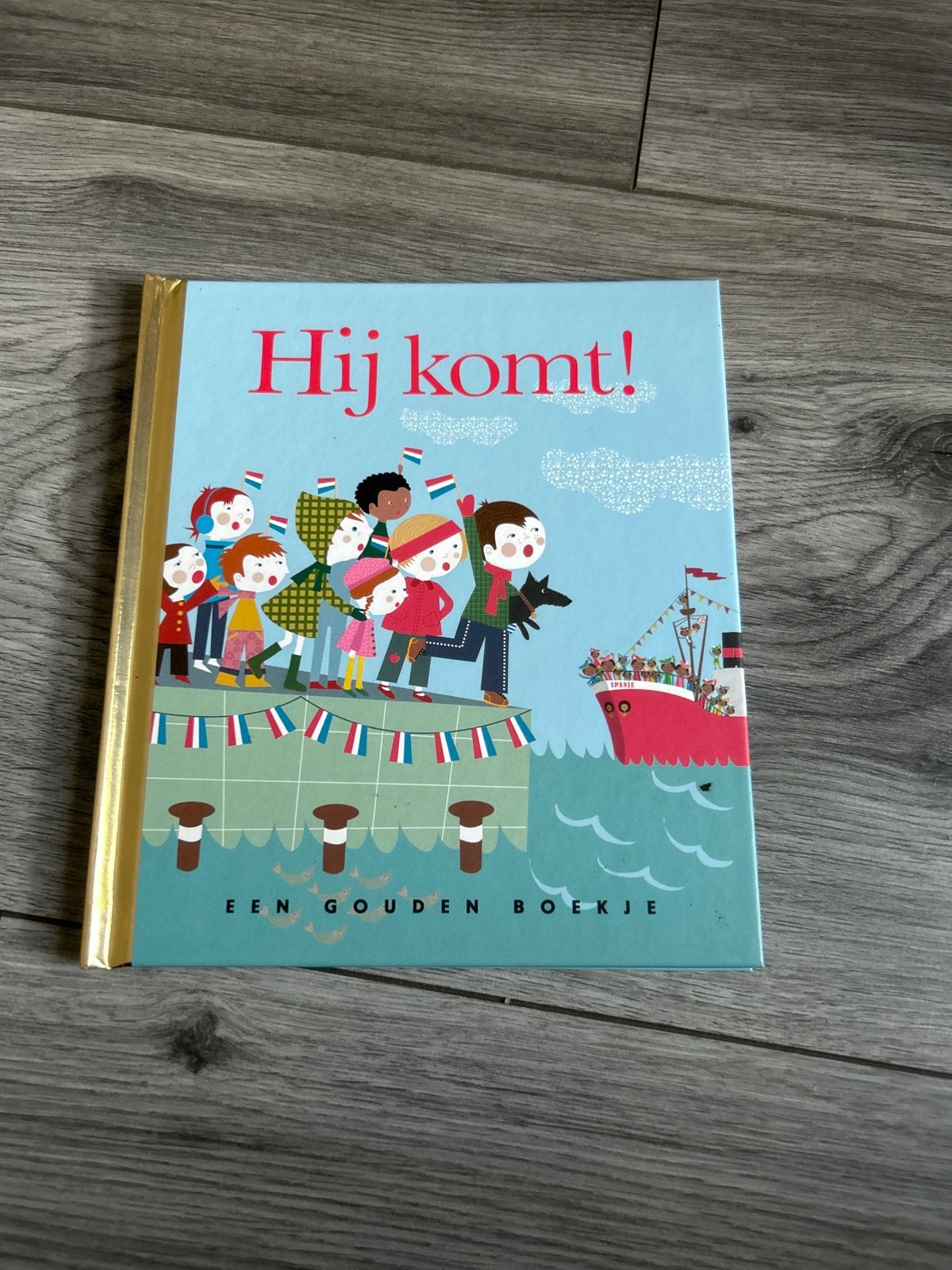 Hij komt! Een Gouden Boekje over Sinterklaas, Ophalen of Verzenden, Zo goed als nieuw, Sprookjes