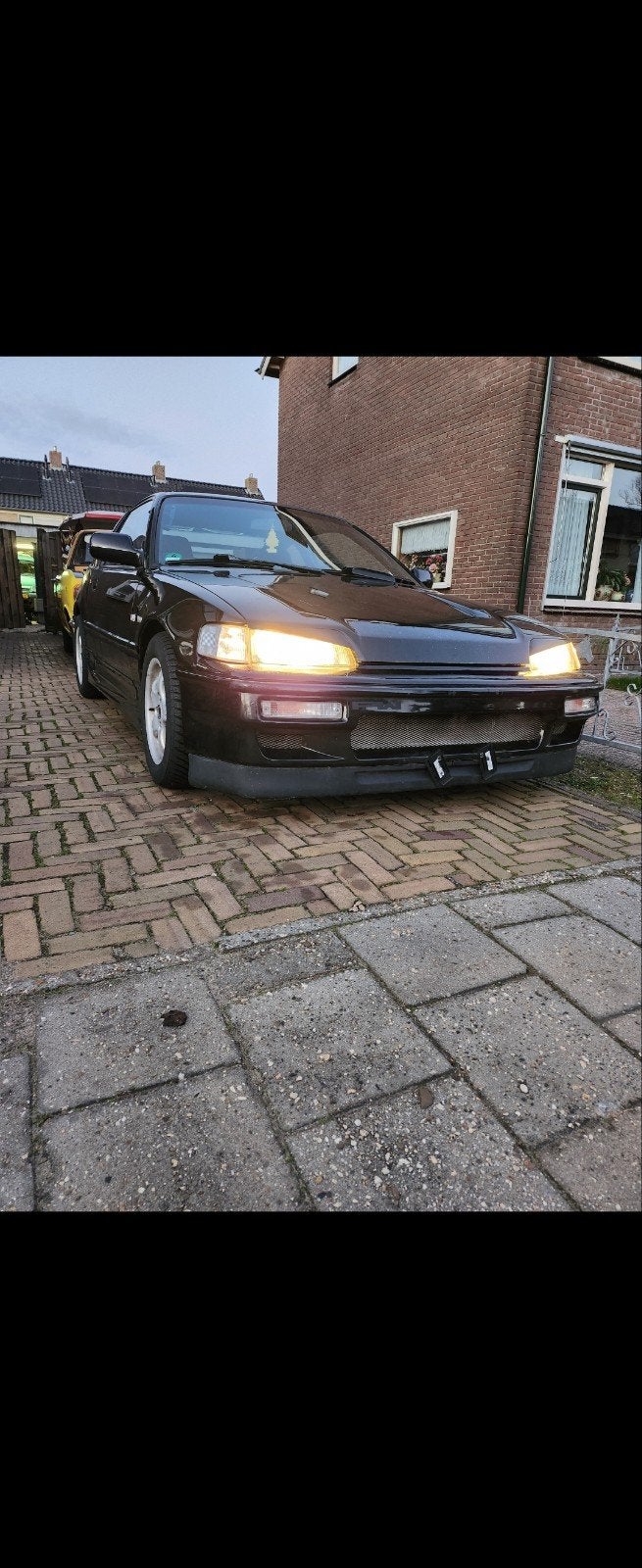 Honda crx, Auto's, 840 kg, Zwart, 430 kg, 123 pk