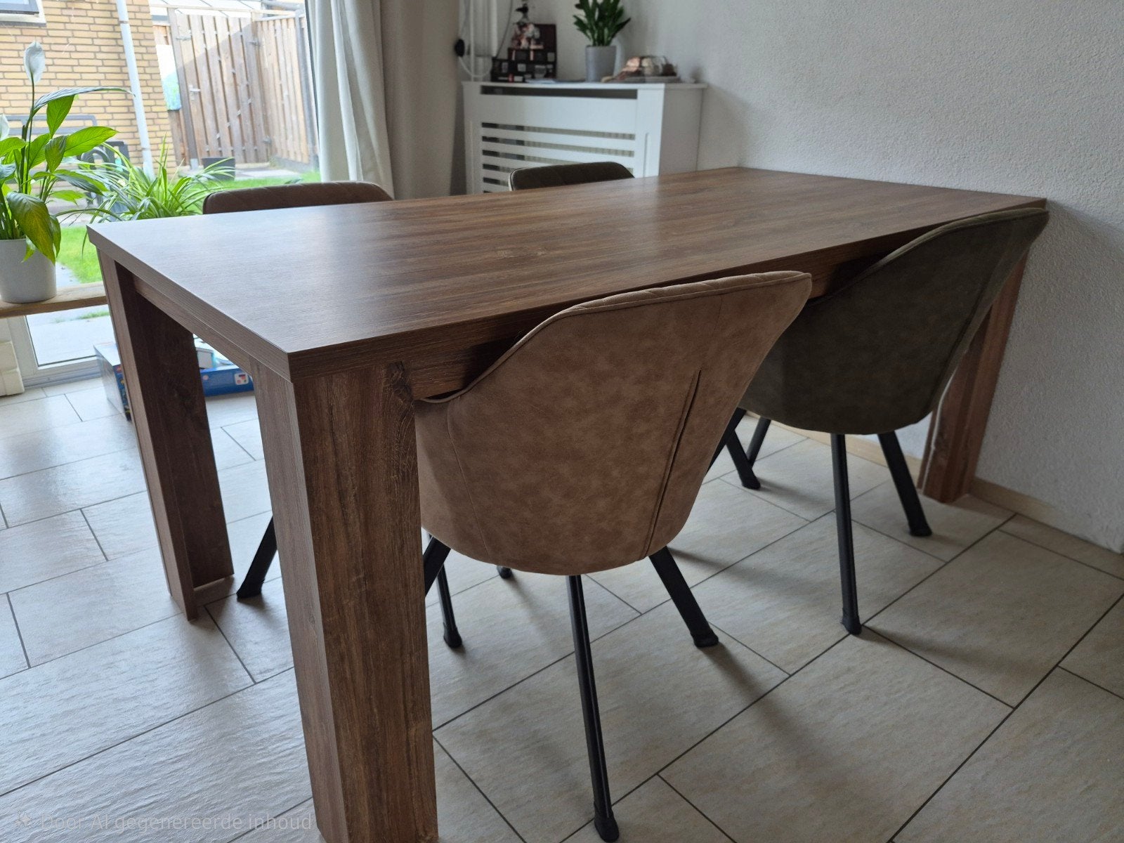 eetkamertafel leen bakker, Huis en Inrichting, Tafels | Eettafels, Ophalen, Overige materialen, Gebruikt, 50 tot 100 cm