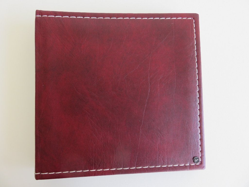 Henzo donkerrood klassiek fotoalbum, Henzo, Rood, Plakboek, Zo goed als nieuw