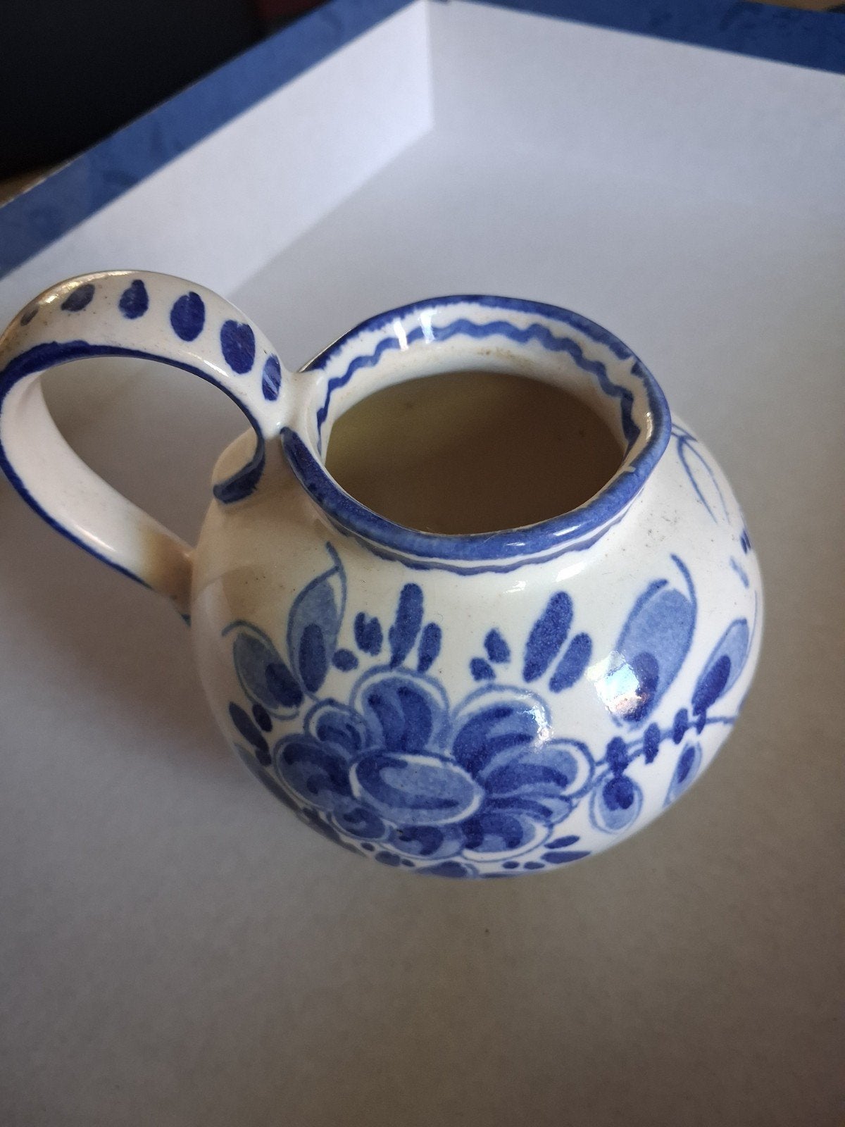 Antieke Zenith Gouda Melkkan - Blauw Delfts Decor, Antiek en Kunst, Ophalen of Verzenden