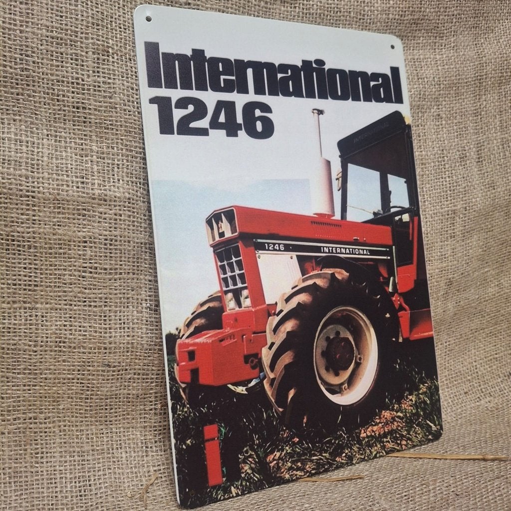 IH Logo International Harvester - Metalen wandbord, Reclamebord, Nieuw, Ophalen of Verzenden