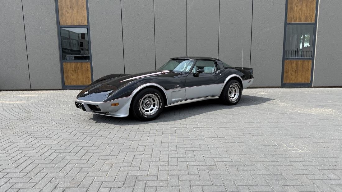 Chevrolet Corvette Pace Car - Anniversary Edition, Automaat, Bedrijf, Zilver of Grijs, Metallic lak