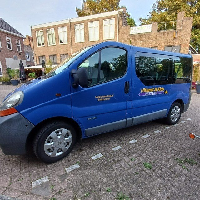 Renault Trafic 2.0 16V Combi T29l1h1 9P E4 2003 Blauw, Auto's, Voorwielaandrijving, 1998 cc, Stof, 2000 kg
