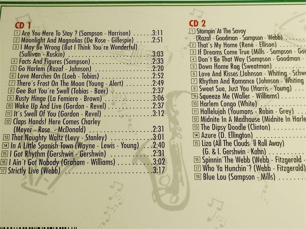 Chick Webb – Spinnin\' The Webb [2 CD], Ophalen of Verzenden, Zo goed als nieuw, Jazz