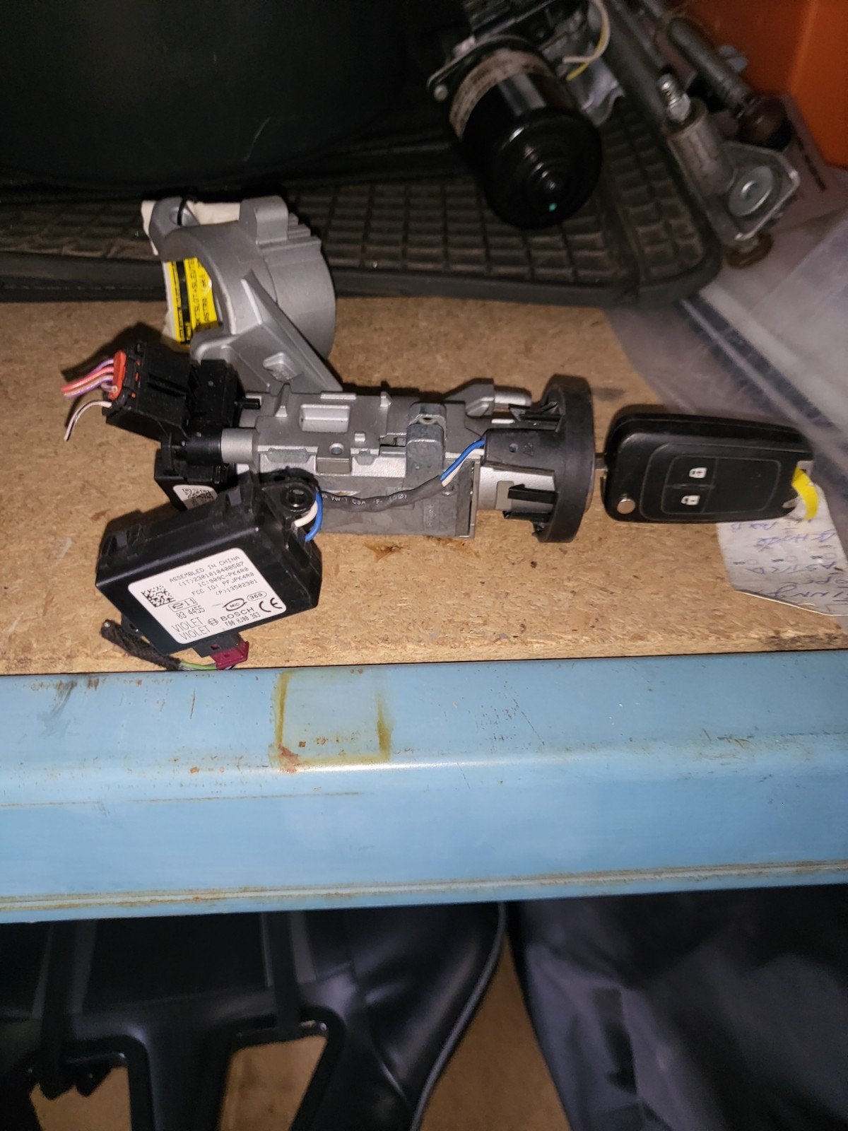 Opel Astra J 2010 Kontaktslot met Sleutel, Ophalen of Verzenden, Gebruikt, Opel