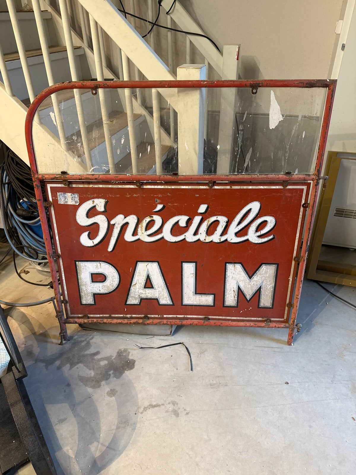 Vintage Spéciale Palm Reclamebord/windscherm, Ophalen