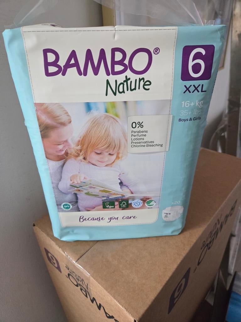 Bambo Nature Luiers Maat 6 XXL (16+ kg) - Nieuw Pak, Kinderen en Baby's, Overige Kinderen en Baby's, Ophalen of Verzenden