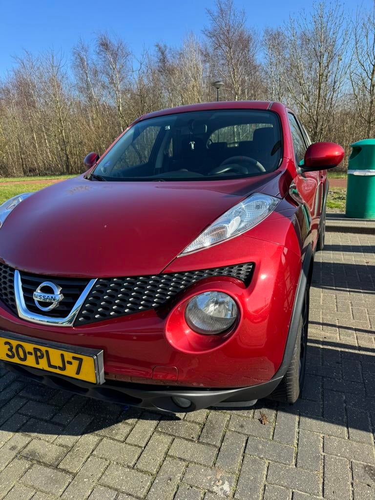 Nissan Juke 1.6 2011, Auto's, Stof, 1250 kg, Zwart, 4 cilinders