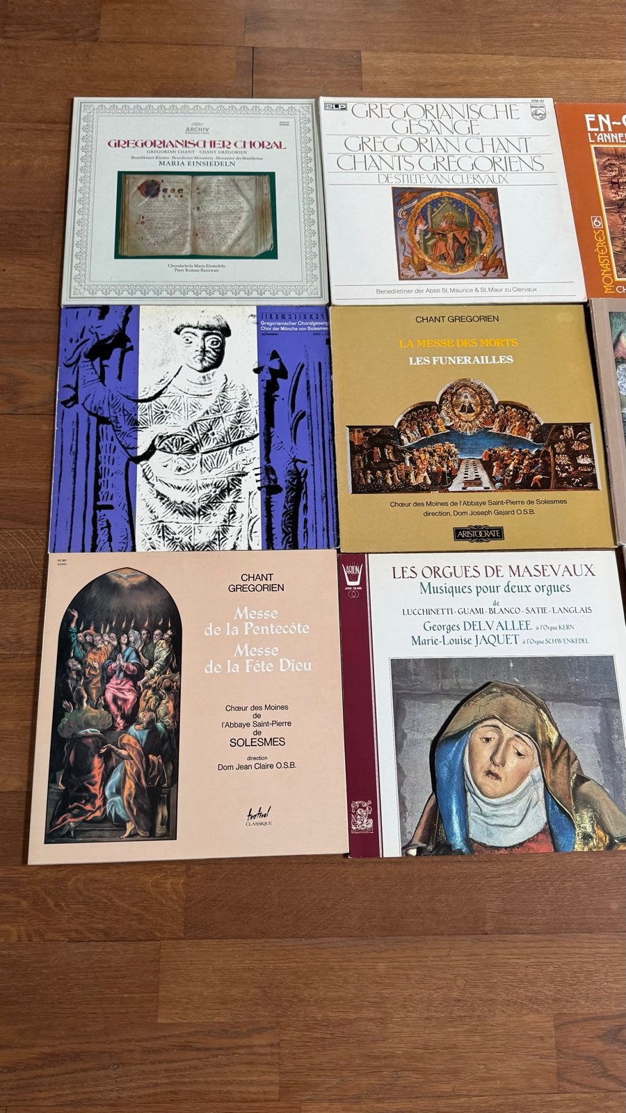 Verzameling LP's Gregoriaanse muziek en gezangen, Cd's en Dvd's, Ophalen, LP, Middeleeuwen en Renaissance, Zo goed als nieuw