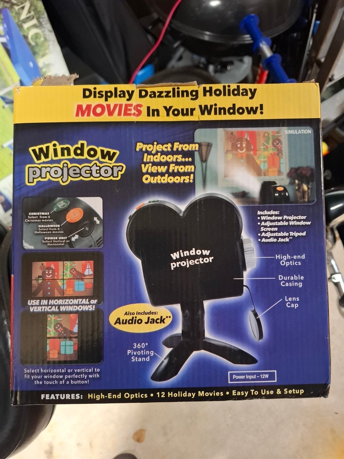 Window Projector met 12 films, Audio, Tv en Foto, Window Projector, Overige technologieën, Ophalen of Verzenden, Zo goed als nieuw