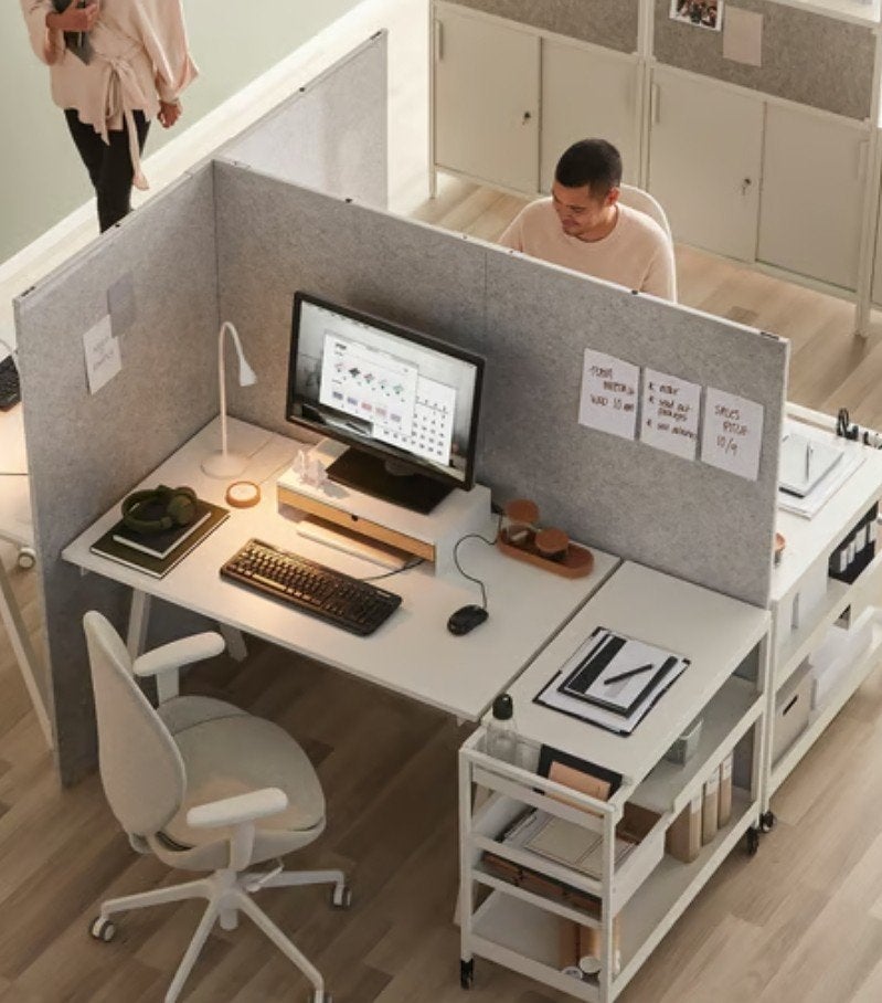 Ikea Sidorna scheidingswanden (4 stuks) met hoekaccessoires, Ophalen of Verzenden, Zo goed als nieuw