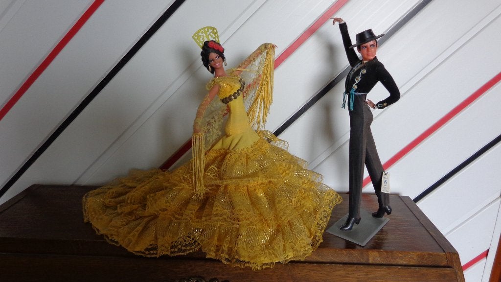 Vintage Spaanse poppen Marin Chiclana, Ophalen, Gebruikt, Pop