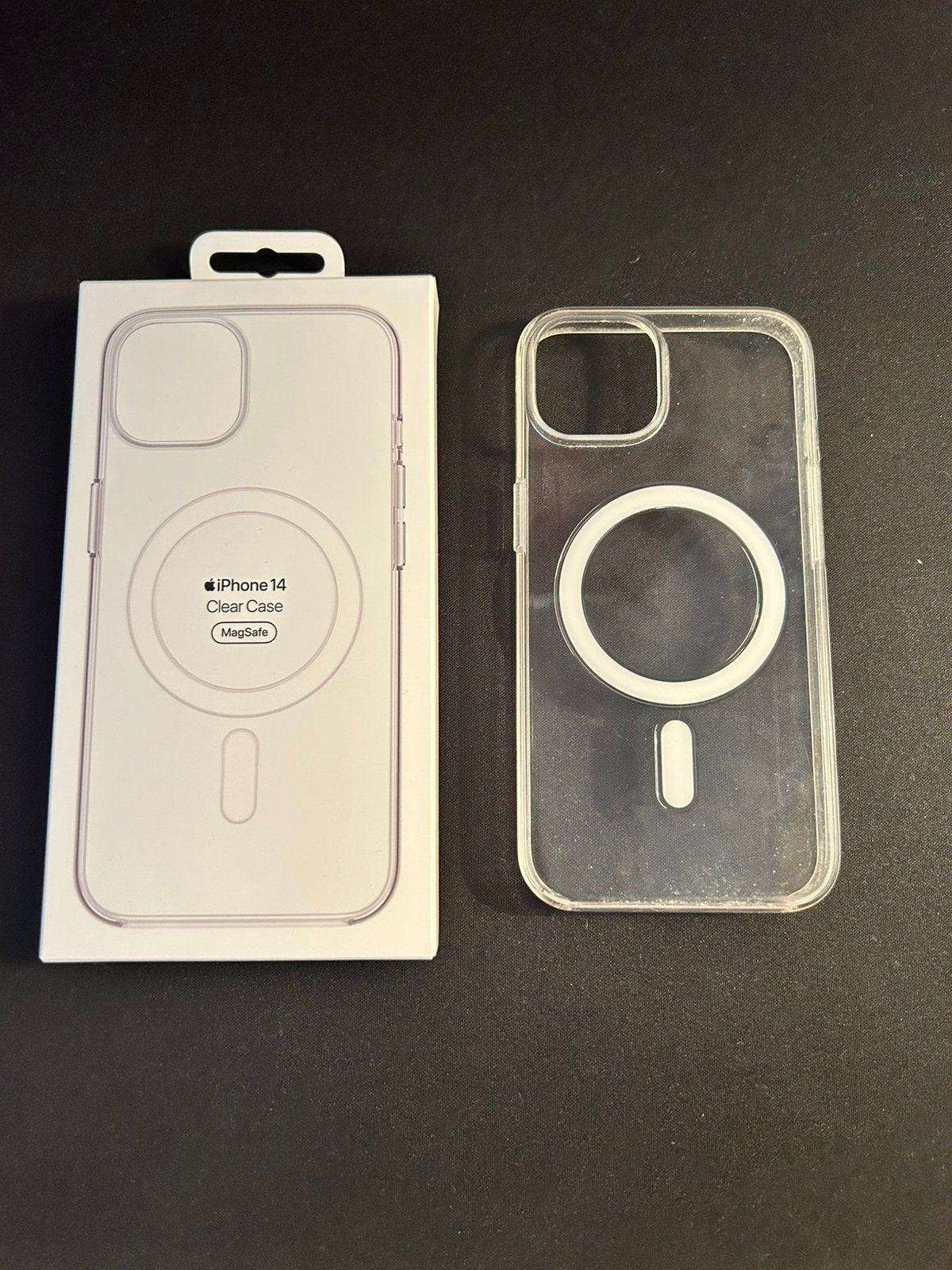 Iphone 14 apple clear case, Draadloos opladen, IPhone 14, Ophalen of Verzenden, Zo goed als nieuw