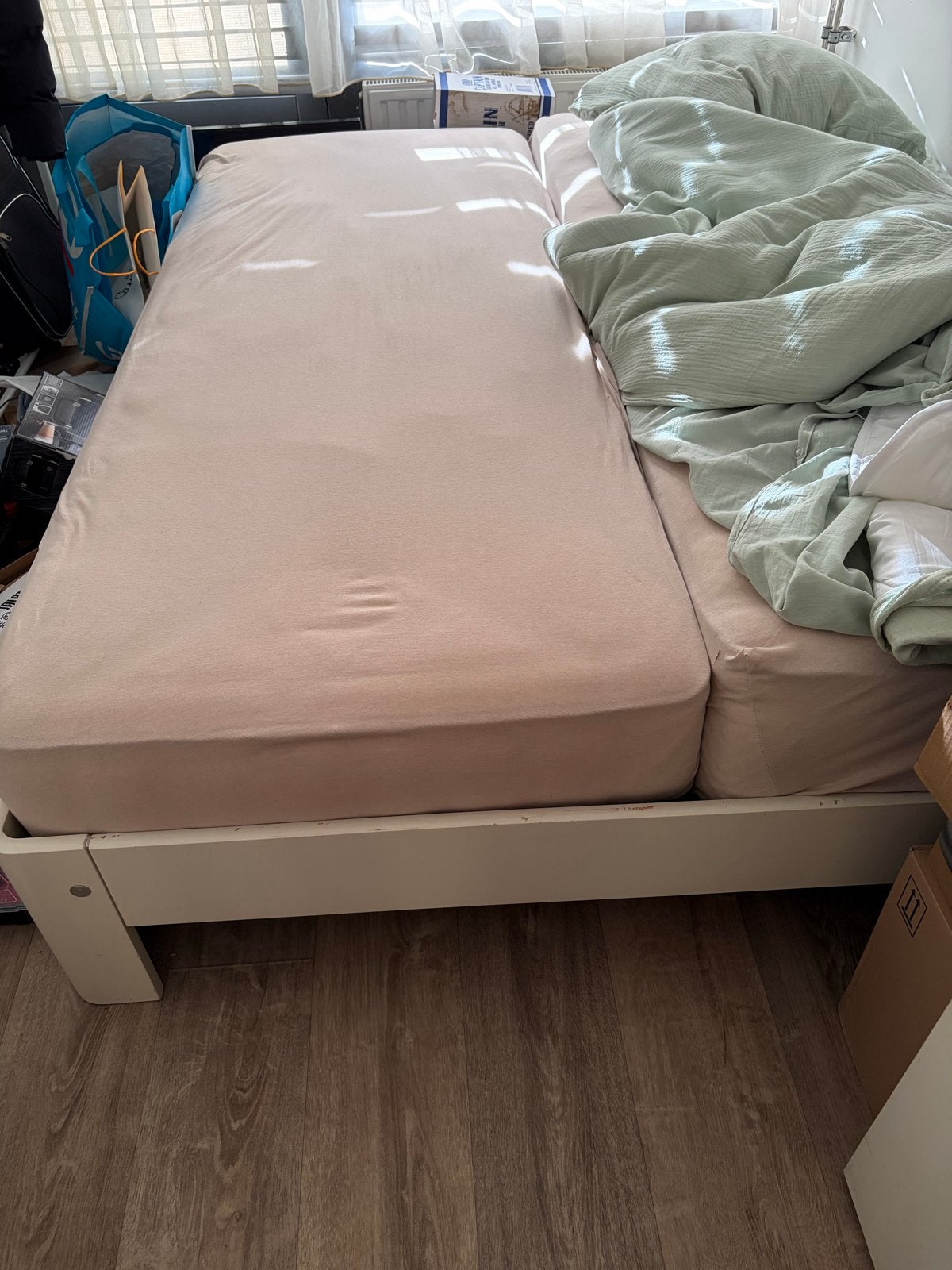 Auping Auronde bed met Auping matras 160x200, Ophalen, Gebruikt, Tweepersoons, 200 cm