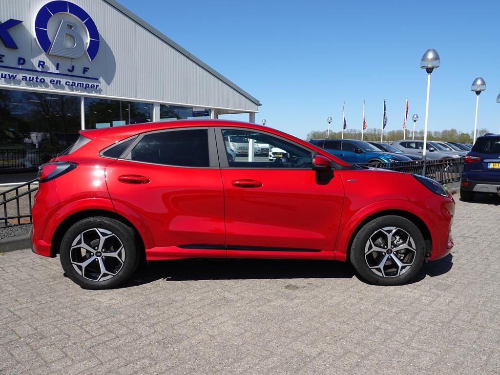 Ford Puma 1.0 EcoBoost Hybrid 125PK ST-Line LED | NAVI | ECC, Auto's, Euro 6, Origineel Nederlands, Hybride Elektrisch/Benzine