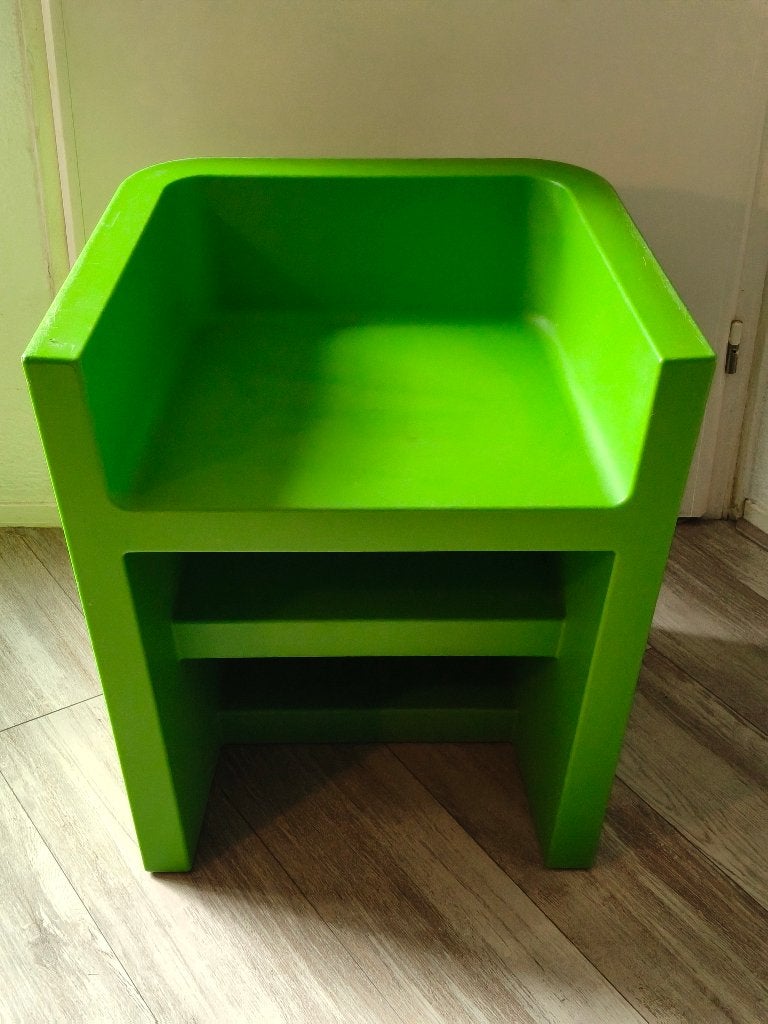 Kunststof trap/ stoel, Ophalen, Kunststof, Gebruikt, Overige kleuren