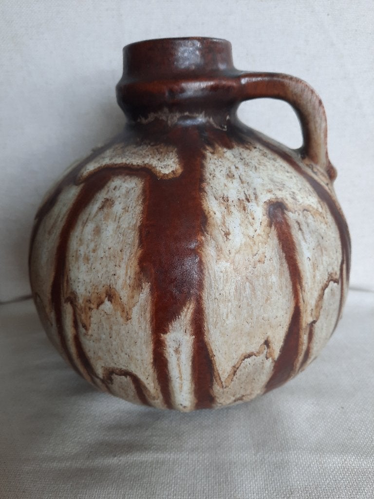 Ceramano Keramische oorvaas kruikvaas West-Duits aardewerk, Ophalen of Verzenden