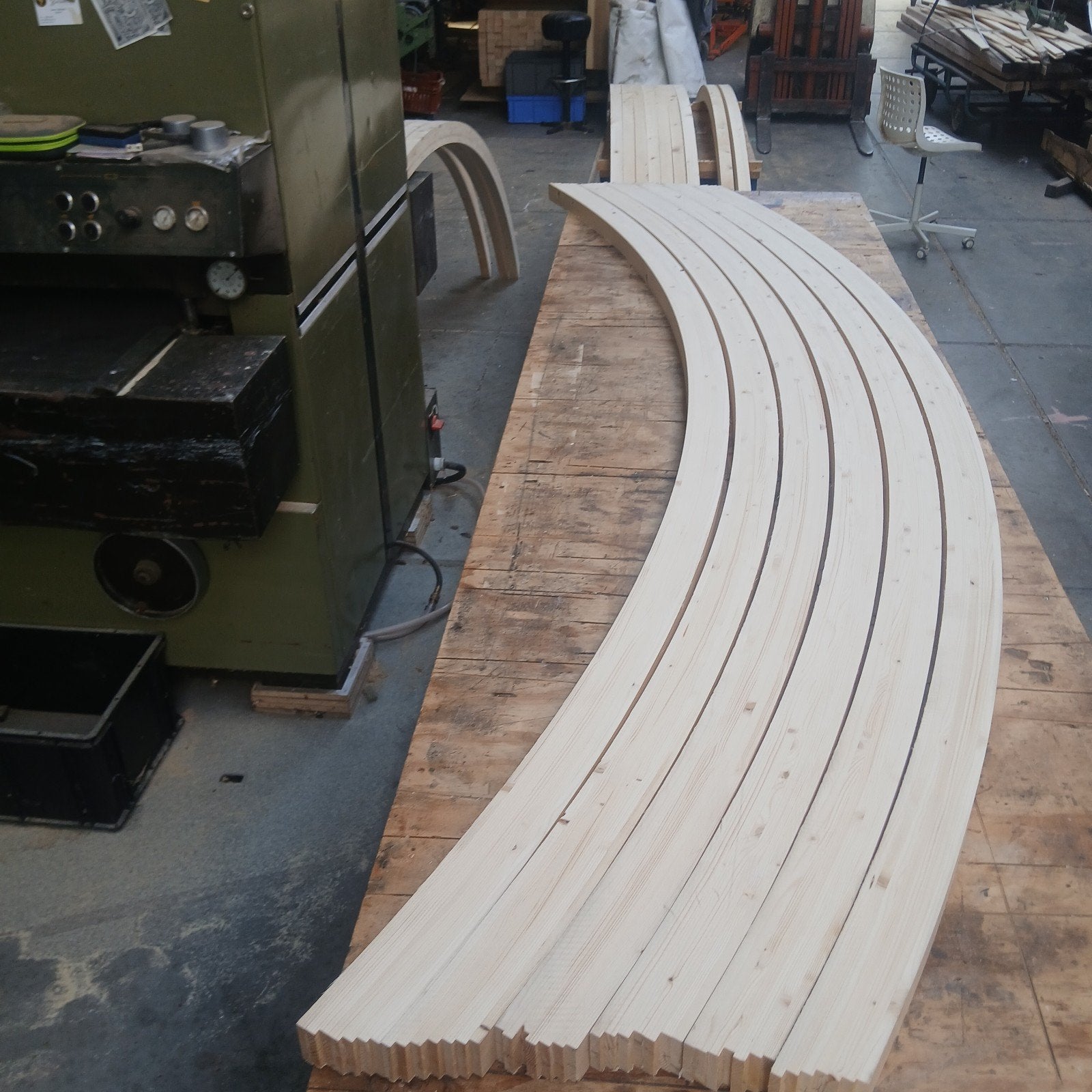 gebogen hout - spanten woonwagen, Doe-het-zelf en Verbouw, Ophalen, Nieuw, 250 tot 300 cm, 50 mm of meer
