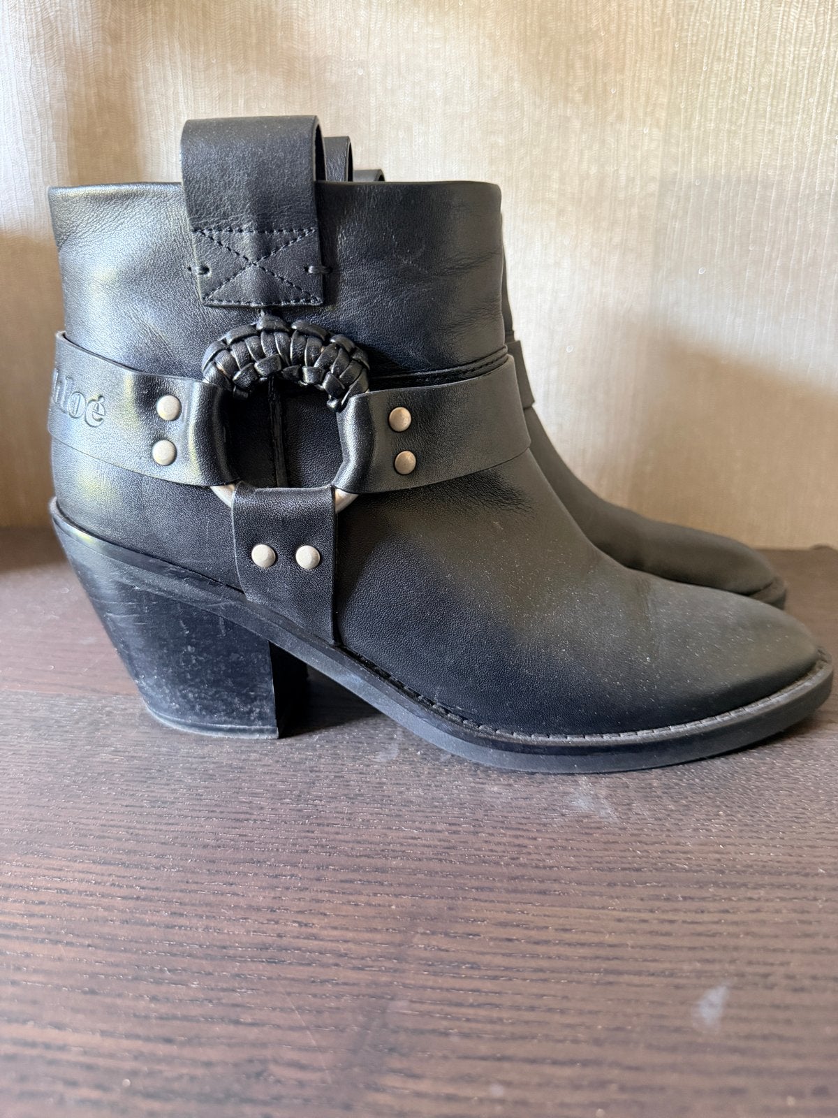 See by Chloé laarzen maat 37, Ophalen of Verzenden, Gedragen, Zwart, Lage of Enkellaarzen