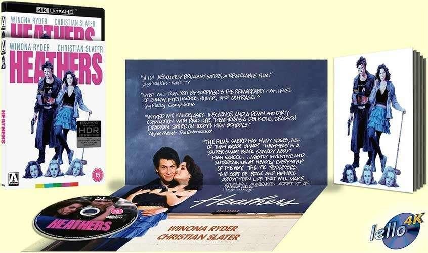 Blu-ray 4K: Heathers LE (1988 Winona Ryder Christian Slater), Cd's en Dvd's, Blu-ray, Ophalen of Verzenden, Zo goed als nieuw