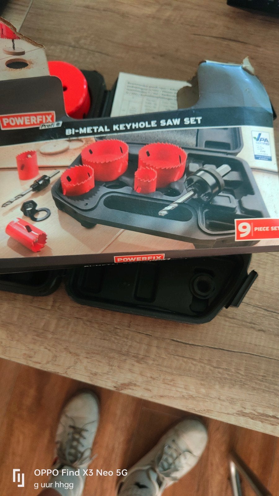 Powerfix Bi-metaal Gatenzaag Set - 9-delig, Ophalen of Verzenden, Zo goed als nieuw, Overige typen
