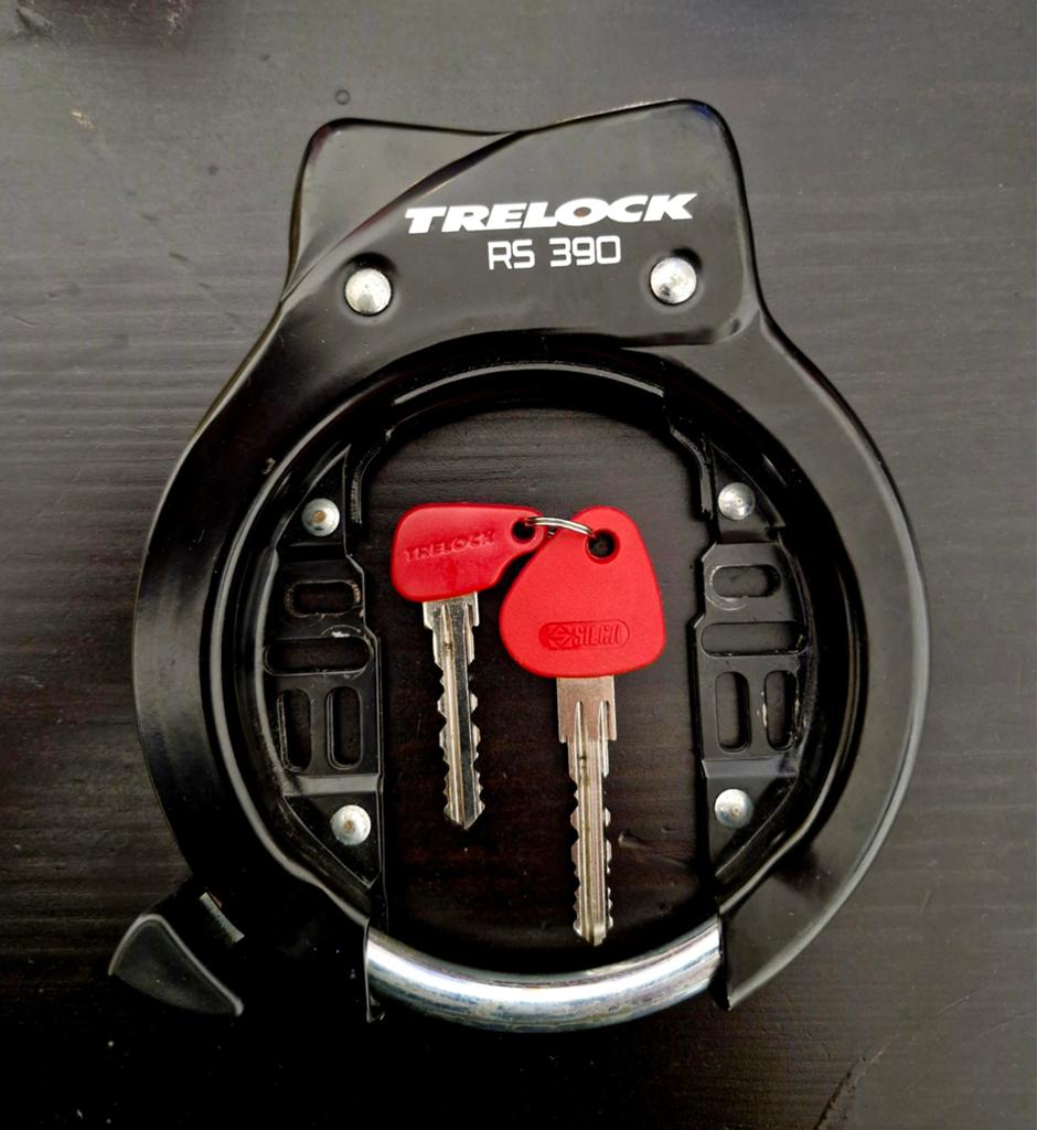 TRELOCK RS390 ring slot z.g.a.n, Ophalen, Zo goed als nieuw, Ringslot