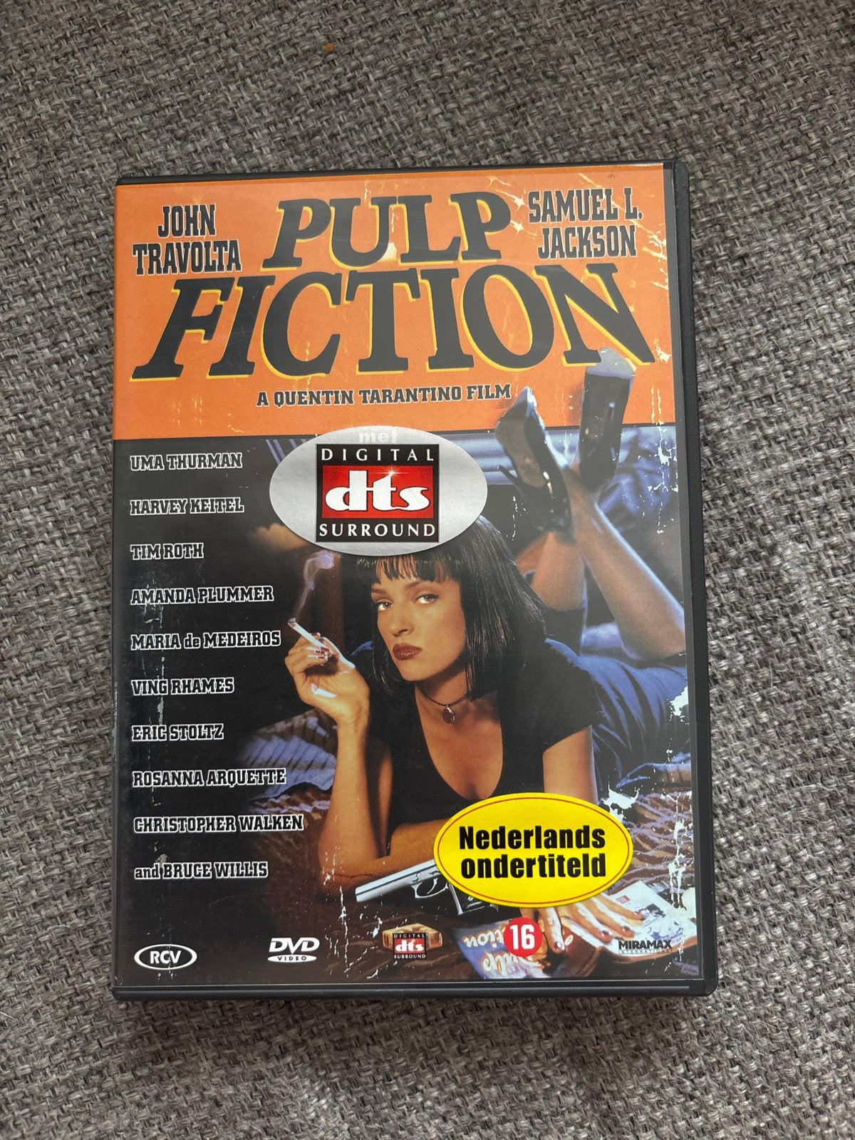 Pulp Fiction DVD - Quentin Tarantino Klassieker, Vanaf 16 jaar, Ophalen of Verzenden, Gebruikt, Maffia en Misdaad