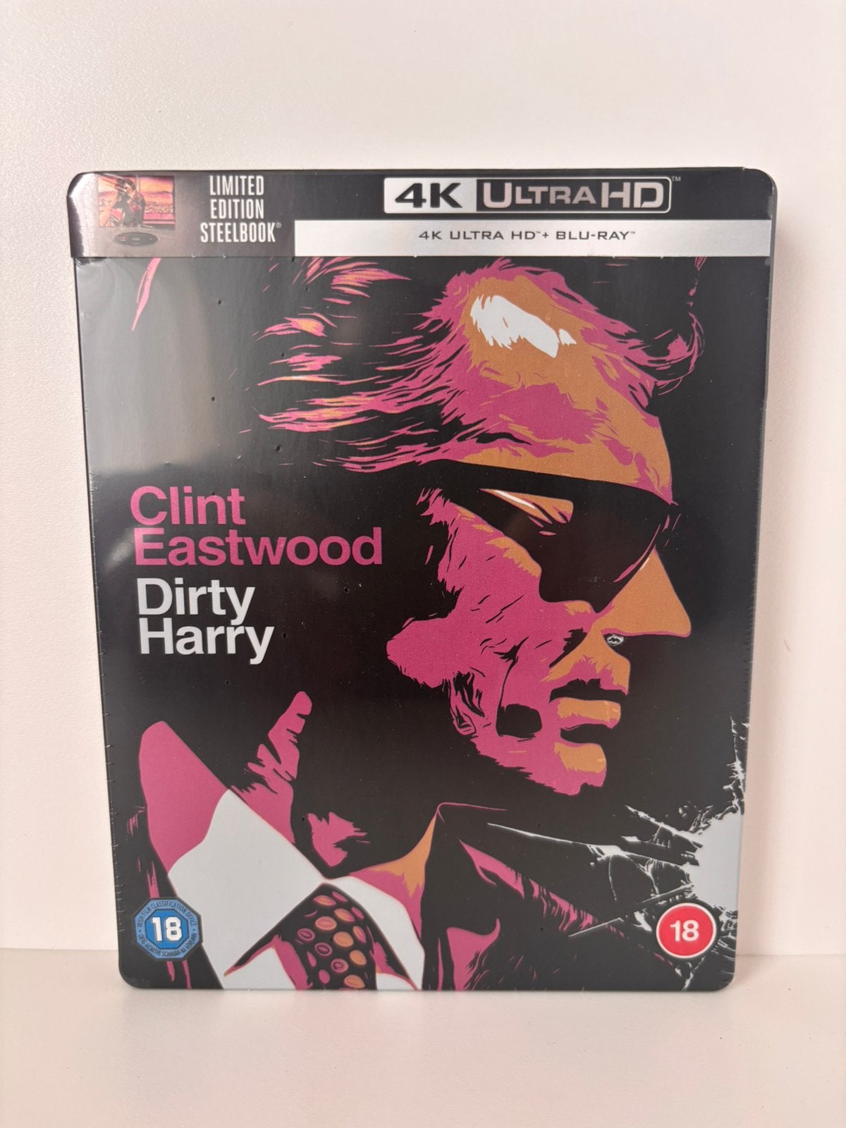 Dirty Harry 4K steelbox steelbook sealed, Cd's en Dvd's, Ophalen of Verzenden, Zo goed als nieuw