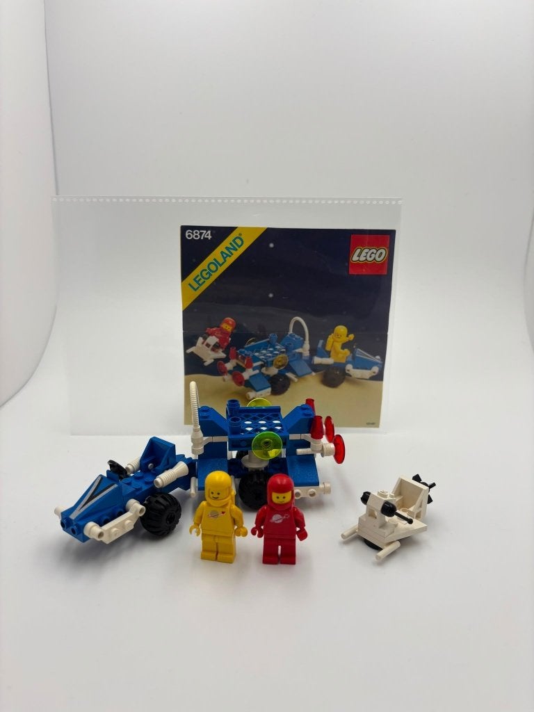 LEGO 6874 Moon Rover – Space – 1986 – Compleet, Gebruikt, Lego, Compleet, Ophalen of Verzenden