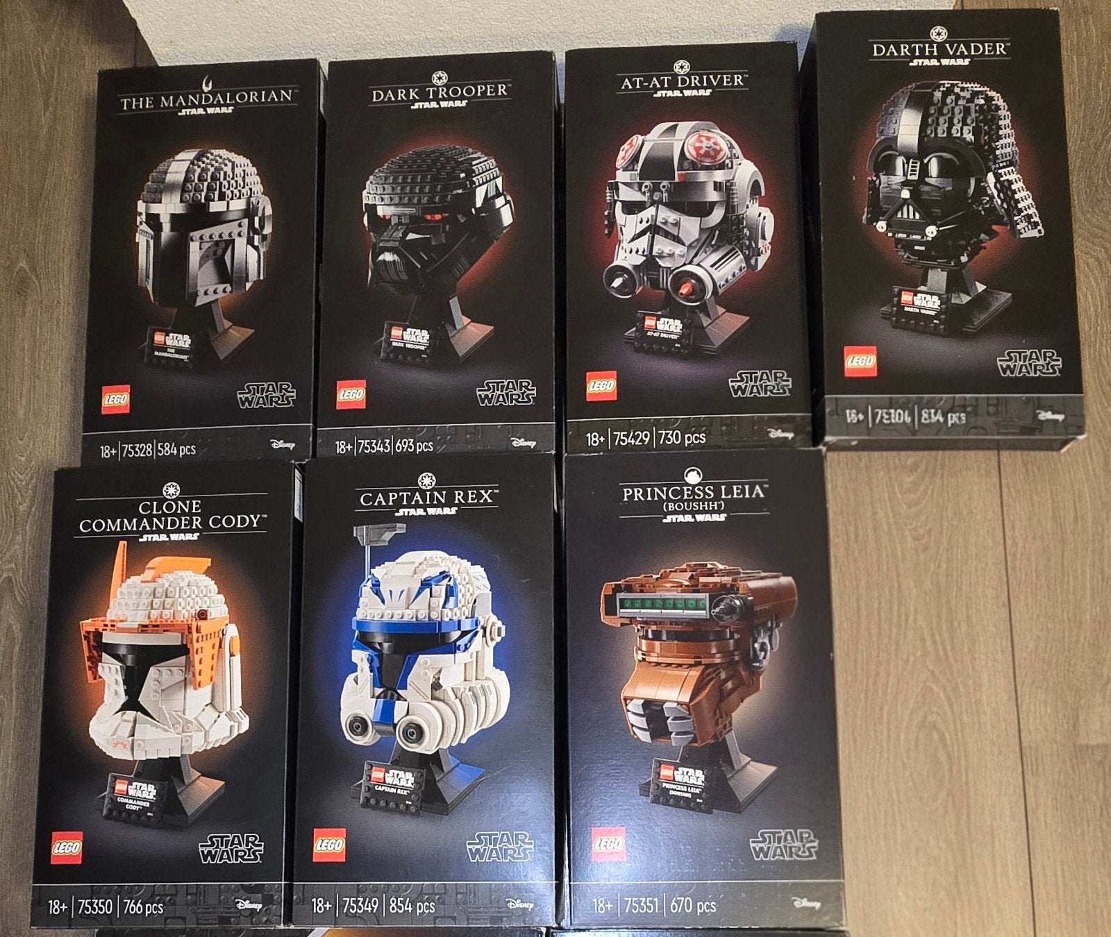LEGO Star Wars Helmen Collectie - zgan met Doos & Boek, Star Wars, Lego, Compleet, Ophalen of Verzenden