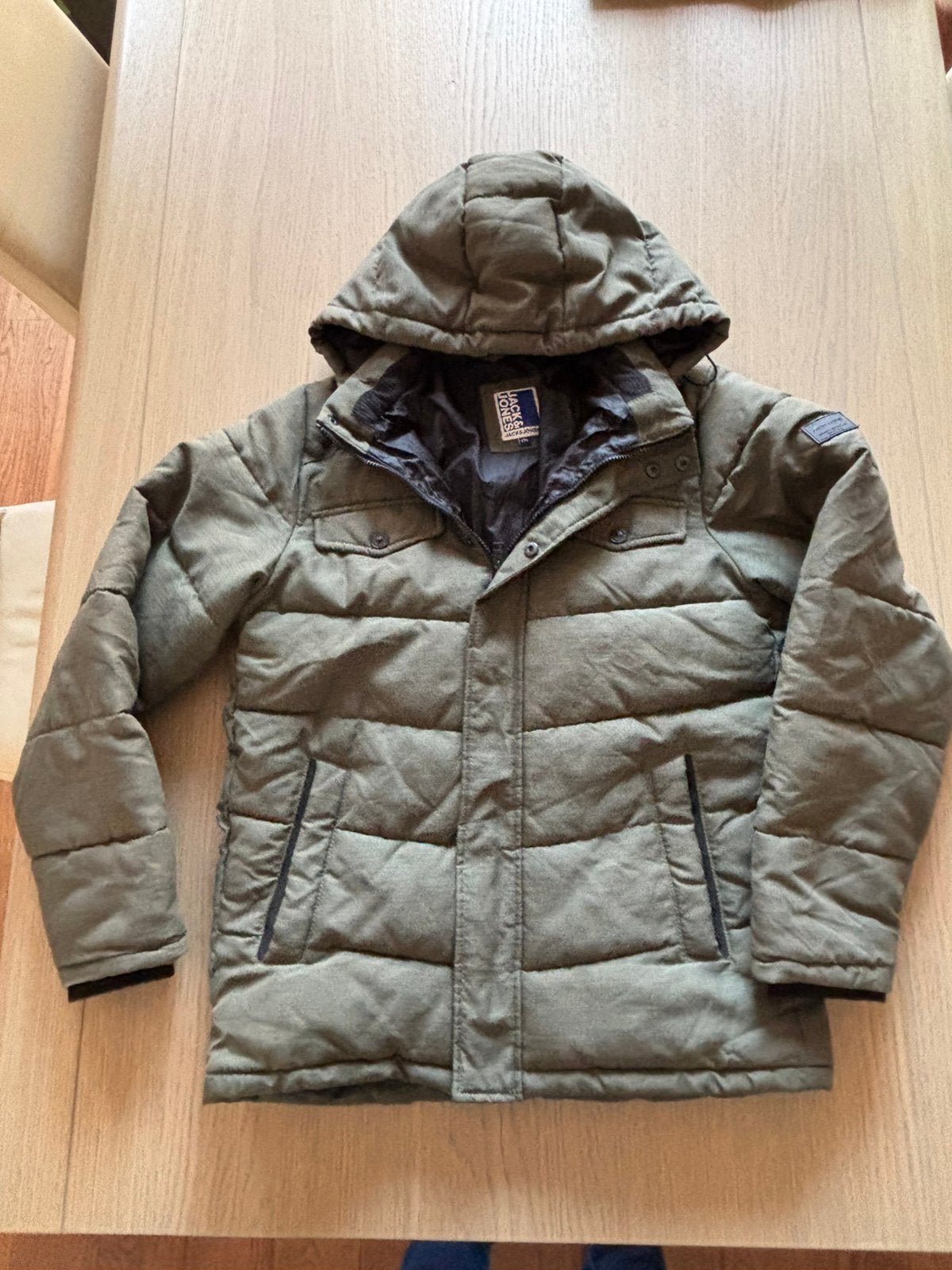 Winterjas jongens maat 176, Ophalen, Gedragen, Overige maten, Groen