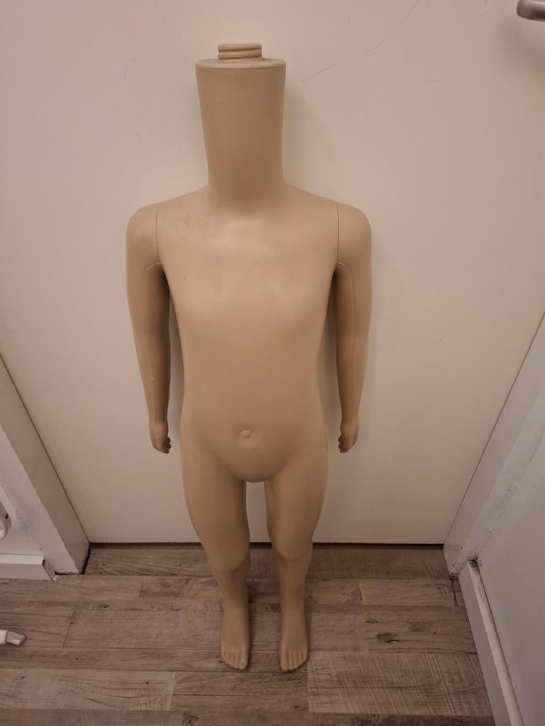 Kind paspop mannequin 1 meter lang, Ophalen of Verzenden