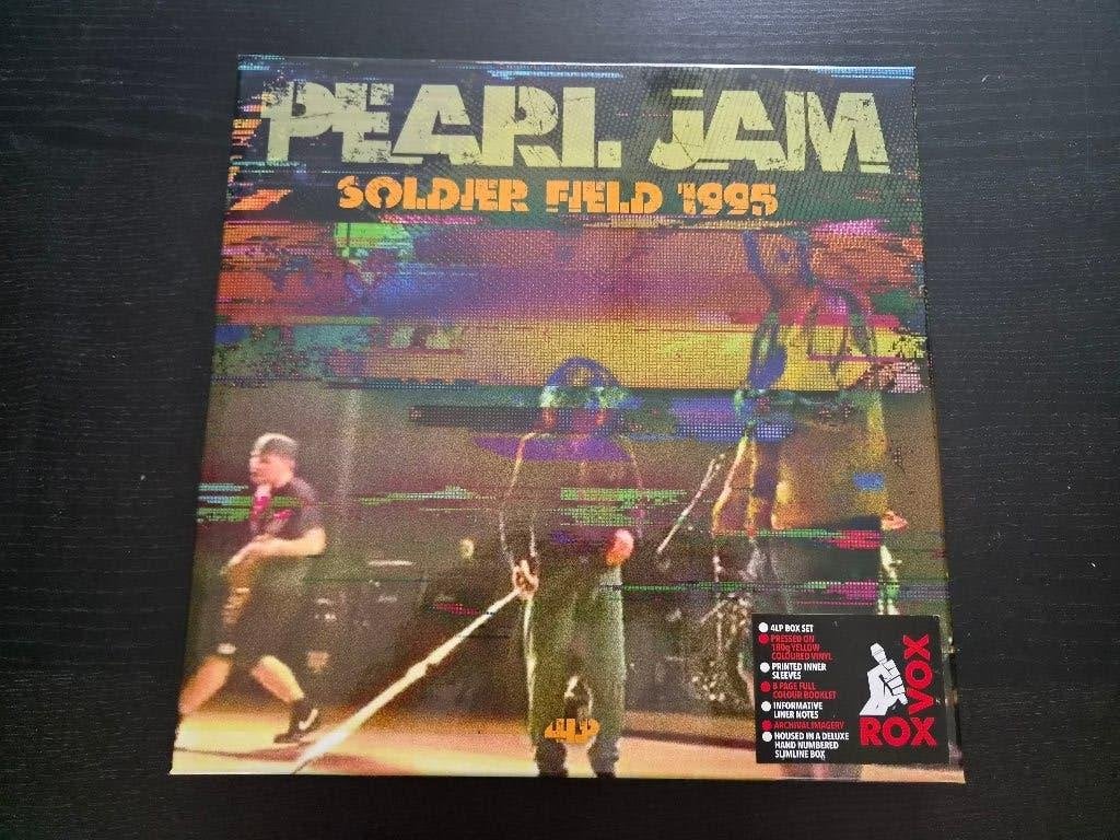 Pearl Jam - Chicago Soldier Field 1995 vinyl box, Cd's en Dvd's, Boxset, Ophalen of Verzenden, Zo goed als nieuw, 12 inch