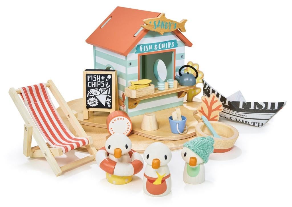 Tender Leaf Sandy's Strandtent - Nieuw, Kinderen en Baby's, Ben@tenderleafgroups.com, Overige typen, Tender Leaf Toys, Zo goed als nieuw