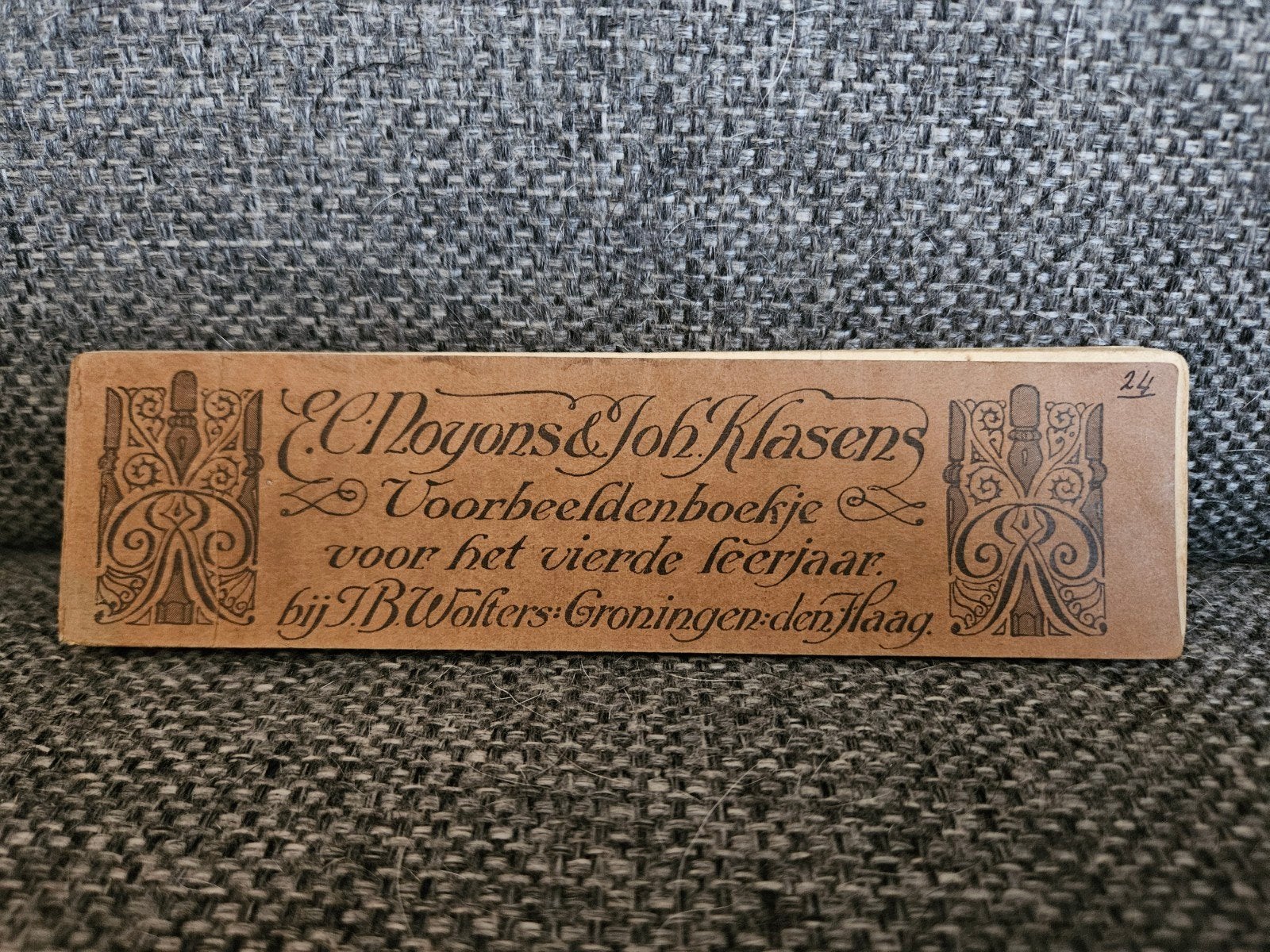 Oud Voorbeeldenboekje Schoonschrijven 1930, Gelezen, Overige vakken, Overige niveaus, E.C. Moyons & Joh. Klasens