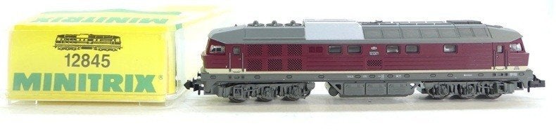 Minitrix N 12845 Diesellok BR132 629-7, DR, Hobby en Vrije tijd, Modeltreinen | N-Spoor, Trix, Ophalen of Verzenden, Zo goed als nieuw