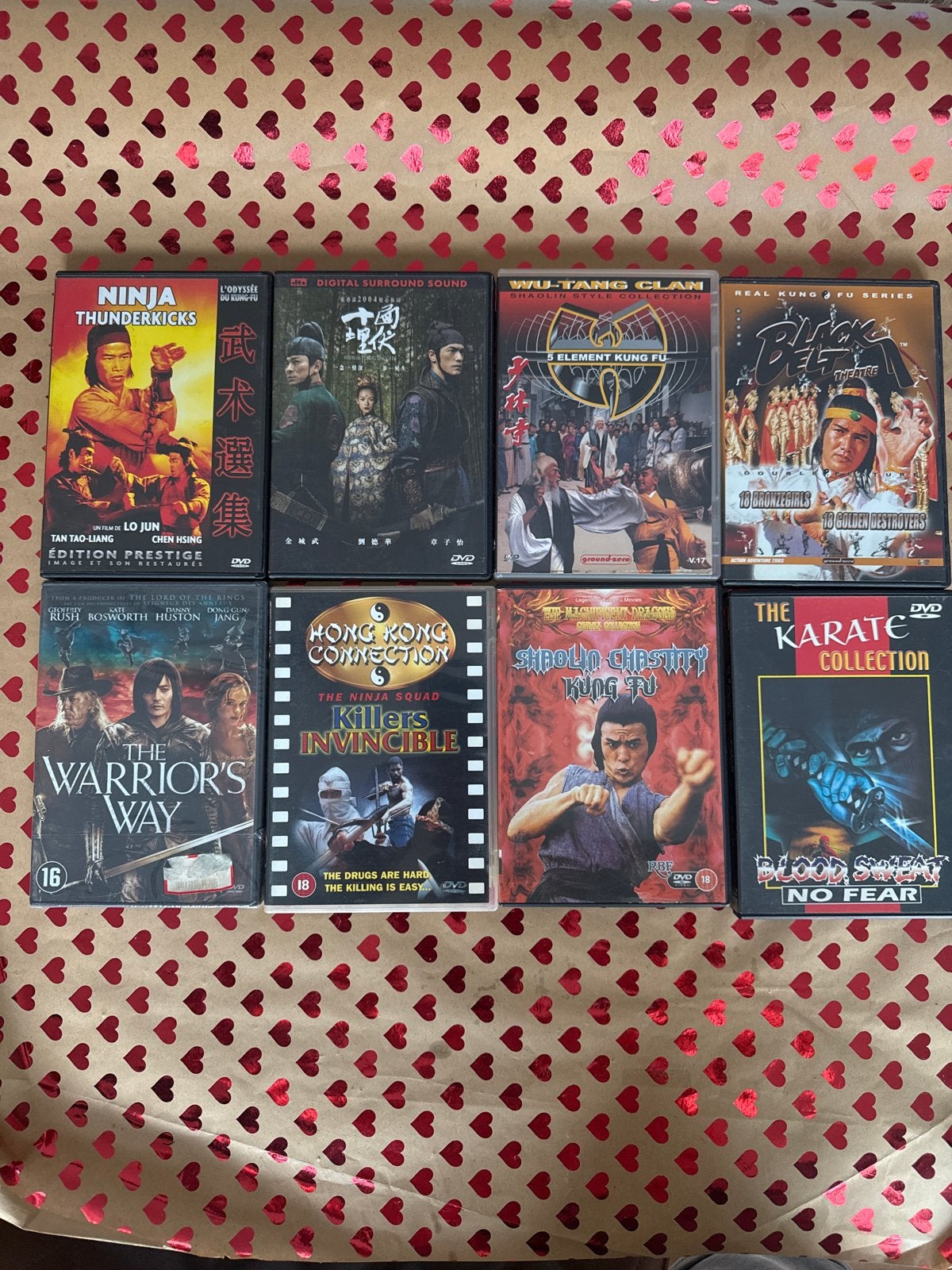 Zeldzame Import Kung Fu DVD Collectie - 8 Films, Vanaf 16 jaar, Ophalen of Verzenden, Gebruikt, Import