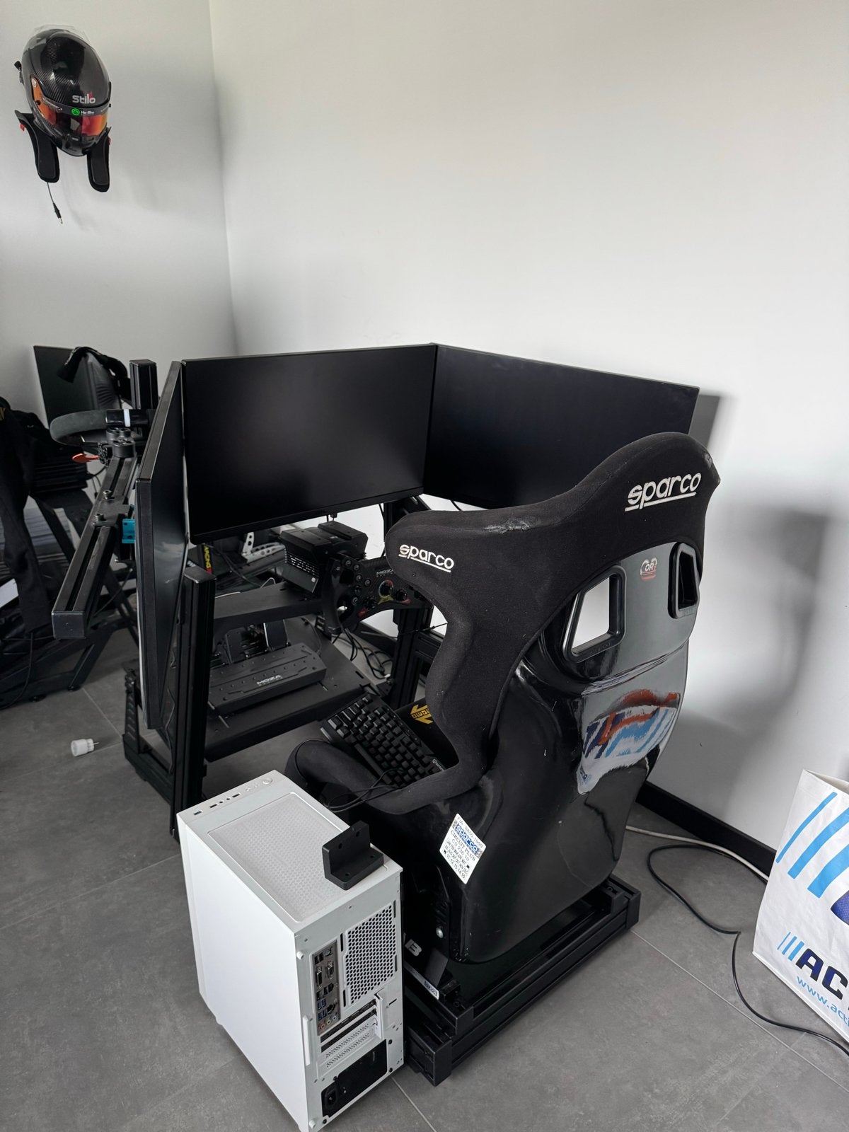 Simrig | Moza R12 | Game pc | Simlab gt1 pro, Ophalen of Verzenden, Zo goed als nieuw