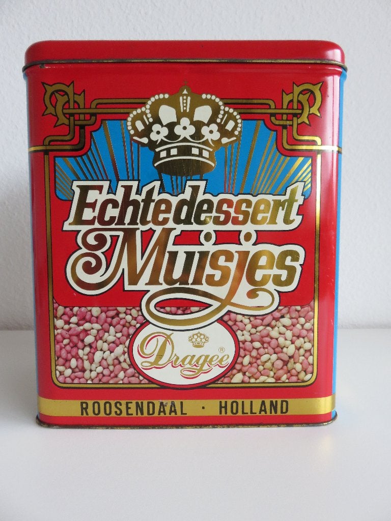 Winkelblik Echte Dessert Muisjes Dragee, Roosendaal Holland, Ophalen of Verzenden, Gebruikt, Beschuit, Overige merken