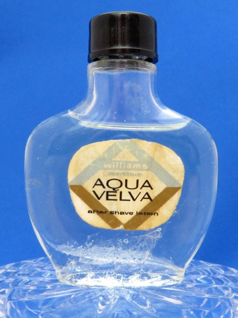 Mini - WILLIAMS - Aqua Velve Ice Blue - 10ml - asl - 5,8cm, Ophalen of Verzenden, Gebruikt, Miniatuur, Gevuld