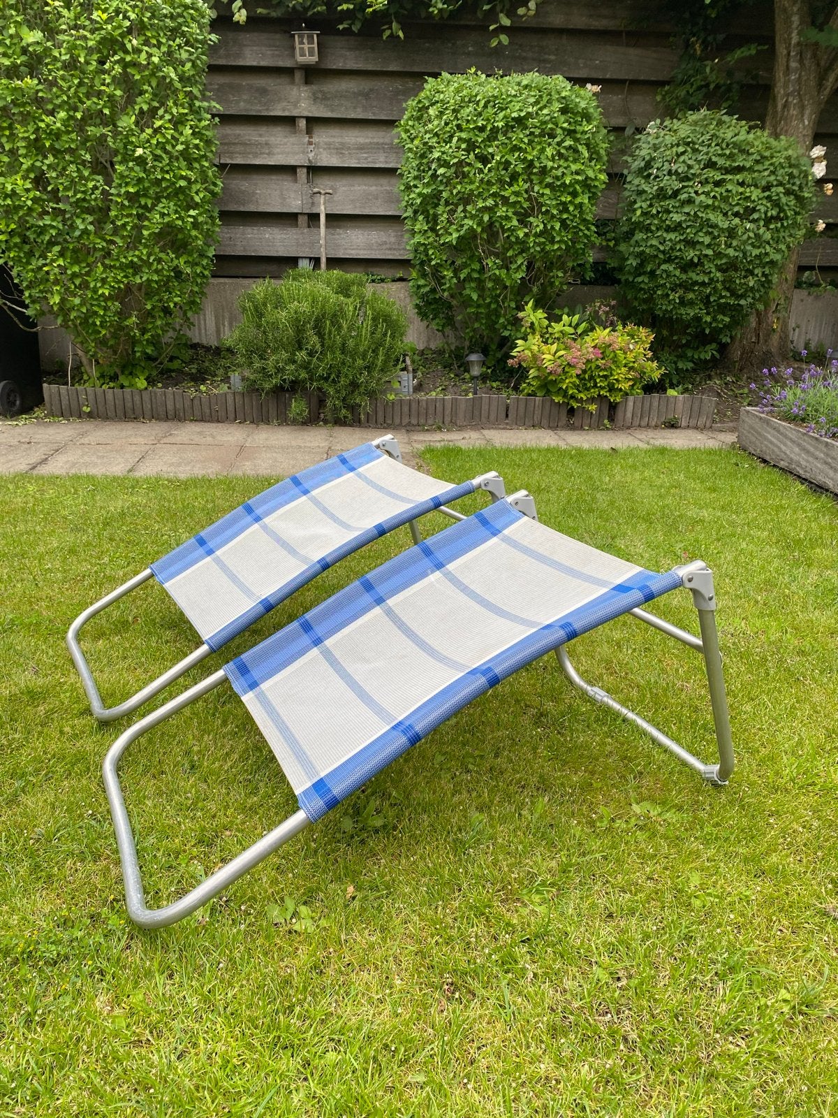 2x dukdalf voetensteun (Opvouwbaar), Ophalen, Zo goed als nieuw, Aluminium, Inklapbaar