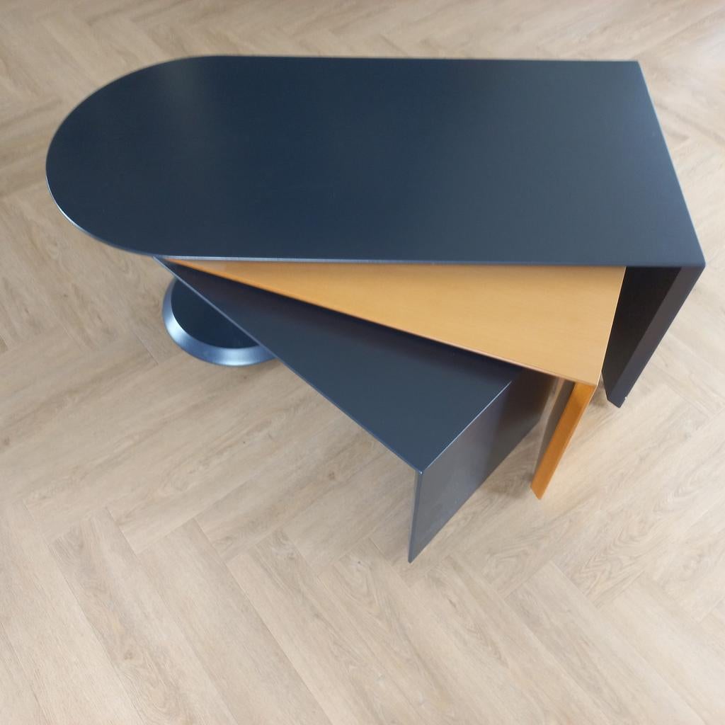 Leolux Postmodern Salontafel, Huis en Inrichting, Tafels | Salontafels, Gebruikt, Minder dan 50 cm, 50 tot 100 cm, 100 tot 150 cm